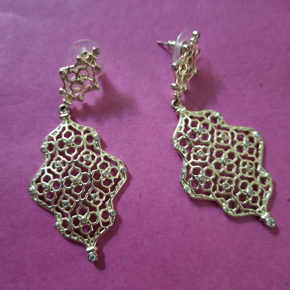 Kendra Scott Gold Chandelier Earrings
